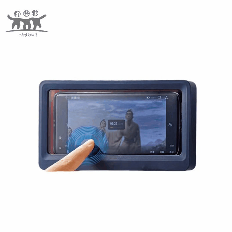 Touch Screen Waterproof Bathroom Mobile Phone Case Support Kitchen Drama Convenient Wall Hanging Mobile Phone Storage Box